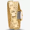 Petite Emery Pavé goldfarbene Doppelwickeluhr Petite Emery Pavé goldfarbene Doppelwickeluhr
