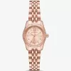 Petite Lexington Pavé Roségoldfarbene Uhr Petite Lexington Pavé Roségoldfarbene Uhr