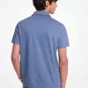 Piqué-Poloshirt aus Baumwollmischung mit Reißverschluss Piqué-Poloshirt aus Baumwollmischung mit Reißverschluss