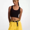 Plissee-Shorts aus Krepp Plissee-Shorts aus Krepp