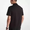 Poloshirt aus Baumwolle mit halbem Reißverschluss Poloshirt aus Baumwolle mit halbem Reißverschluss