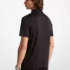 Poloshirt aus Baumwolle mit halbem Reißverschluss Poloshirt aus Baumwolle mit halbem Reißverschluss