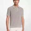 Poloshirt aus Leinen und Baumwolle Poloshirt aus Leinen und Baumwolle