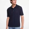 Poloshirt aus Pointelle-Baumwolle Poloshirt aus Pointelle-Baumwolle