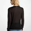 Pullover mit V-Ausschnitt aus Seidenmischung Pullover mit V-Ausschnitt aus Seidenmischung