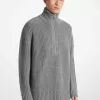 Pullover mit halbem Reißverschluss aus Woll- und Kaschmirmischung Pullover mit halbem Reißverschluss aus Woll- und Kaschmirmischung