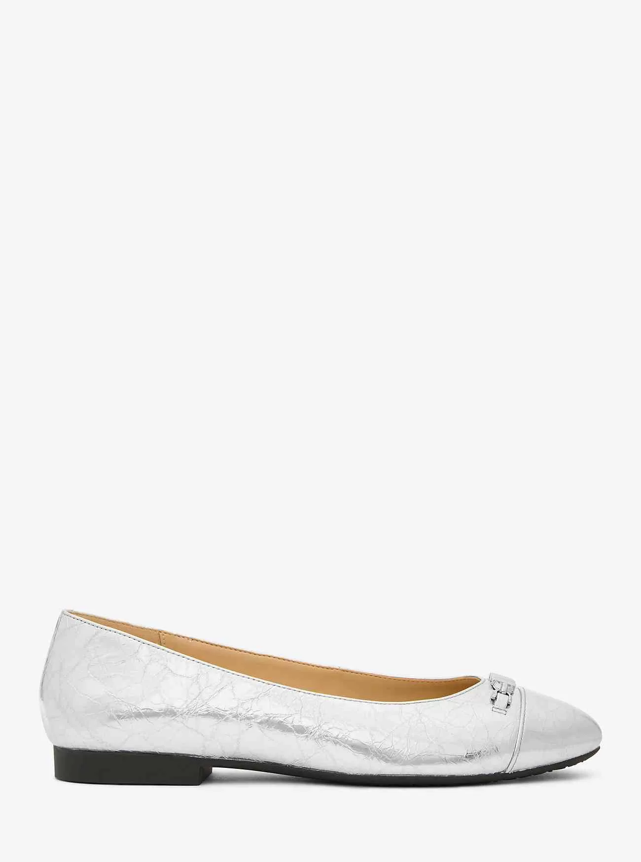 Rebecca Flex Ballerinas aus knisterndem Metallic-Leder