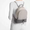 Rhea Mittelgroßer Rucksack mit Farbblock-Logo Rhea Mittelgroßer Rucksack mit Farbblock-Logo