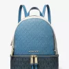 Rhea Mittelgroßer Rucksack mit Farbblock-Logo Rhea Mittelgroßer Rucksack mit Farbblock-Logo