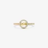 Ring mit Logo aus Sterlingsilber mit Edelmetallbeschichtung Ring mit Logo aus Sterlingsilber mit Edelmetallbeschichtung