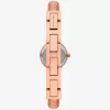 Roségoldfarbene Mini-Gramercy-Armbanduhr Roségoldfarbene Mini-Gramercy-Armbanduhr