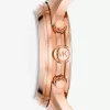 Roségoldfarbene Runway-Armbanduhr