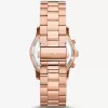 Roségoldfarbene Runway-Armbanduhr