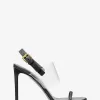 Sandale Catherine aus Leder und Vinyl Sandale Catherine aus Leder und Vinyl