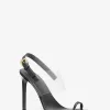 Sandale Catherine aus Leder und Vinyl Sandale Catherine aus Leder und Vinyl