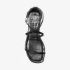 Sandale Polly aus Leder mit Krokodilprägung Sandale Polly aus Leder mit Krokodilprägung