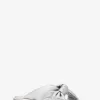 Sandale „Elena“ aus Metallic-Leder Sandale „Elena“ aus Metallic-Leder