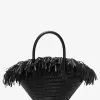 Sardinia Mini-Tragetasche aus geflochtenem Leder