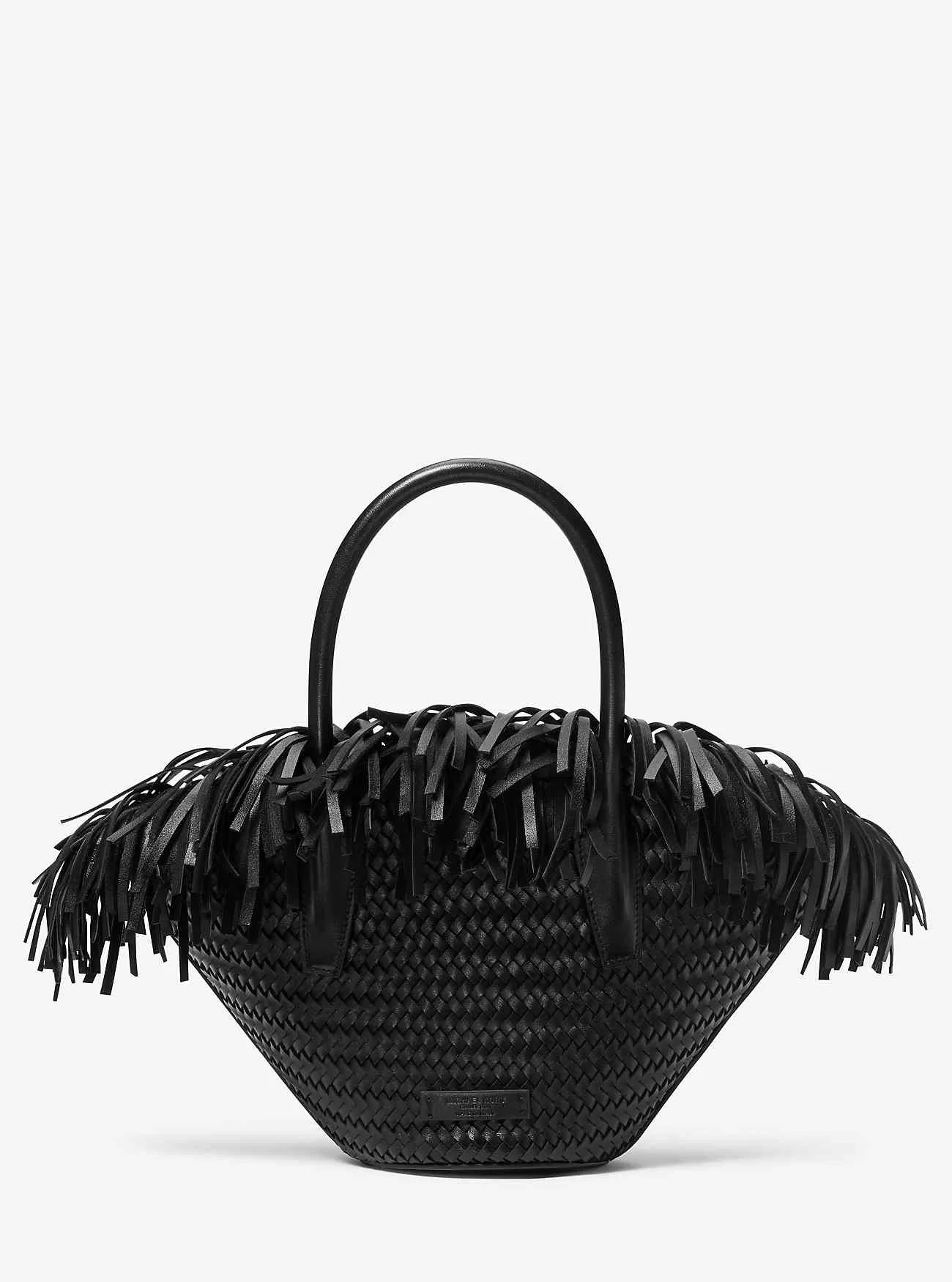 Sardinia Mini-Tragetasche aus geflochtenem Leder