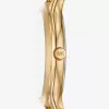 Schlanke Runway-Uhr mit goldfarbenem Panzerarmband Schlanke Runway-Uhr mit goldfarbenem Panzerarmband