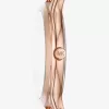 Schlanke, roségoldfarbene Curb-Link-Armbanduhr von Runway Schlanke, roségoldfarbene Curb-Link-Armbanduhr von Runway
