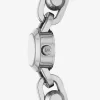 Silberfarbene Mini-Armbanduhr „Astor Link“. Silberfarbene Mini-Armbanduhr „Astor Link“.