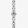 Silberfarbene Mini-Armbanduhr „Astor Link“. Silberfarbene Mini-Armbanduhr „Astor Link“.
