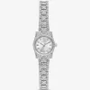 Silberfarbene Mini-Lexington-Pavé-Armbanduhr Silberfarbene Mini-Lexington-Pavé-Armbanduhr