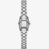 Silberfarbene Mini-Lexington-Pavé-Armbanduhr Silberfarbene Mini-Lexington-Pavé-Armbanduhr