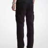 Slim-Fit-Cargohose aus Baumwollmischungssatin Slim-Fit-Cargohose aus Baumwollmischungssatin