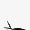 Slingback-Kitten-Pumpe aus Luna-Leder