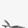 Slingback-Kitten-Pumps aus Luna-Schlangenleder mit Prägung Slingback-Kitten-Pumps aus Luna-Schlangenleder mit Prägung