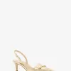 Slingback-Pumps „Lena“ aus knisterndem Metallic-Leder Slingback-Pumps „Lena“ aus knisterndem Metallic-Leder