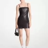 Slip-Minikleid aus Leder Slip-Minikleid aus Leder