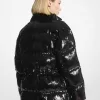 Steppjacke mit Pailletten und Ciré-Steppung Steppjacke mit Pailletten und Ciré-Steppung