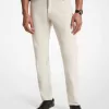 Stretch-Jeans aus Baumwolle und Leinen Stretch-Jeans aus Baumwolle und Leinen
