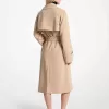 Strukturierter Krepp-Trenchcoat Strukturierter Krepp-Trenchcoat
