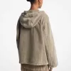 Stückgefärbte Jeans-Popover-Jacke Stückgefärbte Jeans-Popover-Jacke