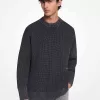 Stückgefärbter Pullover aus Baumwollmischung Stückgefärbter Pullover aus Baumwollmischung
