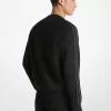 Sweatshirt aus Baumwollmischung mit Logoband