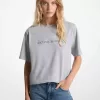 T-Shirt aus Baumwolle mit Logo-Prägung T-Shirt aus Baumwolle mit Logo-Prägung