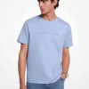 T-Shirt aus Baumwolle mit Logo-Prägung T-Shirt aus Baumwolle mit Logo-Prägung