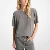 T-Shirt aus Garment-Wash-Baumwolljersey T-Shirt aus Garment-Wash-Baumwolljersey