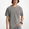 T-Shirt aus Garment-Wash-Baumwolljersey T-Shirt aus Garment-Wash-Baumwolljersey
