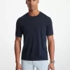 T-Shirt aus Leinenmischung