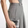 Tina Mini Metallic Python geprägtes Leder Minaudie re Tina Mini Metallic Python geprägtes Leder Minaudie re
