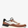 Trevor-Sneaker aus Leder und Stretch-Strick Trevor-Sneaker aus Leder und Stretch-Strick