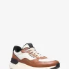 Trevor-Sneaker aus Leder und Stretch-Strick Trevor-Sneaker aus Leder und Stretch-Strick