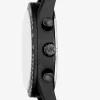 Übergroße Accelerator-Armbanduhr in Schwarz und Nylon