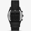 Übergroße Accelerator-Armbanduhr in Schwarz und Nylon